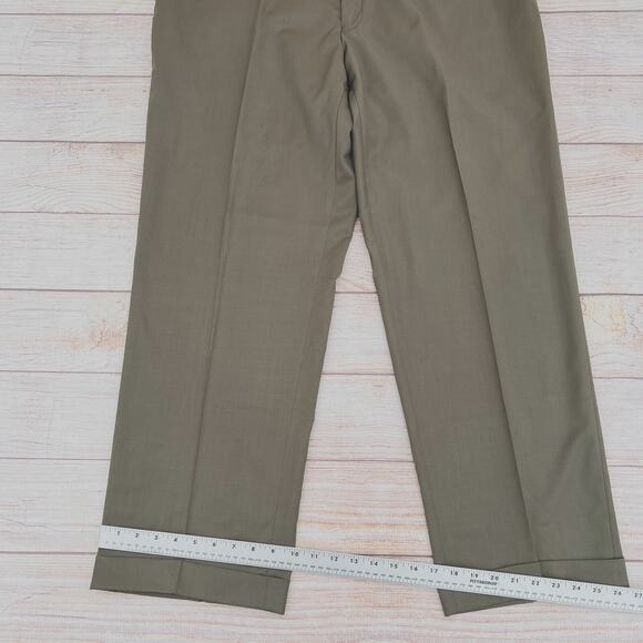 Men's Peerless Couture International 100% Wool Pant Gray Size 40 - Picture 3 of 8